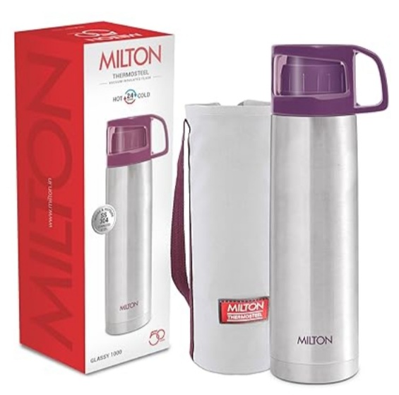 
												
												Milton glassy 1000 thermosteel vacuum insulated flask
